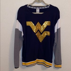 PINK WVU Sweatshirt